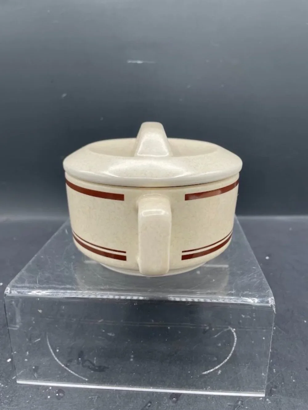 Temper-Ware by Lenox Stoneware Cream and Lidded Sugar Bowl Set Cottonwood